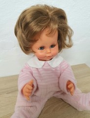 Play doll vinyl doll doll M Zapf 36 cm sleep eyes collector rarity Vintage