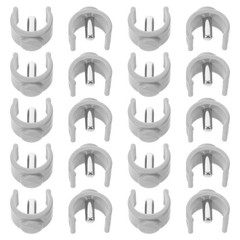 20 PCS Walking Canes Replacement Tips Ferrule for Stick Stability Attachments