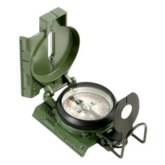 Cammenga Model 3H Tritium Lensatic Compass Olive Drab US Army Issue Pouch..