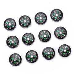 20mm 12pcs Mini Pocket Oil Filled Compass for Hiking Camping Outdoor Activities