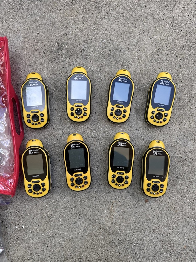 DeLorme PN20 Handheld GPS Pack Of 8 In Yellow