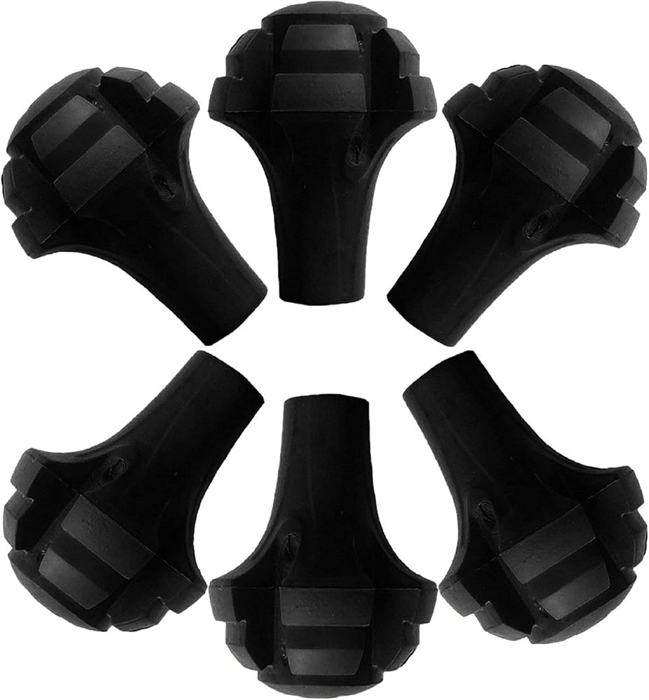 Trekking Poles Tips, Rubber Hiking Sticks End Caps Protectors Accessorie Fit Mo