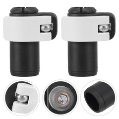 2Pcs Durable Trekking Pole Clamp Lock White Quick Release External Lock Repairs