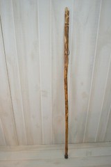 Walking Stick with Wolf Carving – Coyote – HardWood – Strong – Made in USA