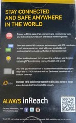 Delorme inReach SE Satellite Communicator Model INRCH20 Handheld GPS Transmitter