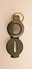 Vintage Precise Pathfinder Engineer Directional Lensatic Compass Taiwan with box