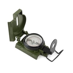 Phosphorescent Waterproof Lensatic Compass for Hiking, Camping, Survival & Navig