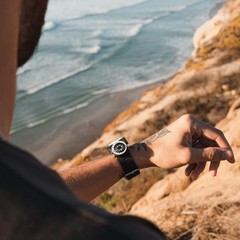Micro Orienteering Wrist Compass Watch Band Paracord Bracelet Compass Bezel