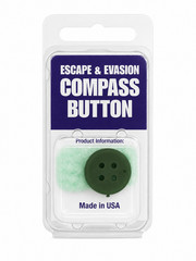 Escape Evasion Compass Button Hidden Mini Survival Compass Made in USA