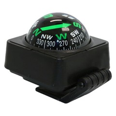2PCS Adjustable Car Dashboard Navigation Compass Ball For Boat Marine Truck**
