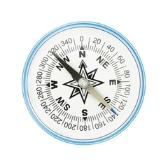 Round Camping Survival Compasses 100mm Large Pocket Compasses for Kids Learning