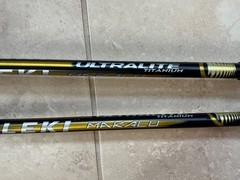 LEKI Macalu Ultralite Titanium Trekking Poles Pre Owned Good Condition