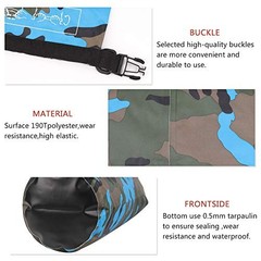 Waterproof Dry Bag 2L/5L/10L/15L/20L/30L, Roll Top Sack Keeps Gear Dry for