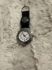 Dreams Unlimited Travel Quartz Watch w/ Compass Keychain 40mm Running
