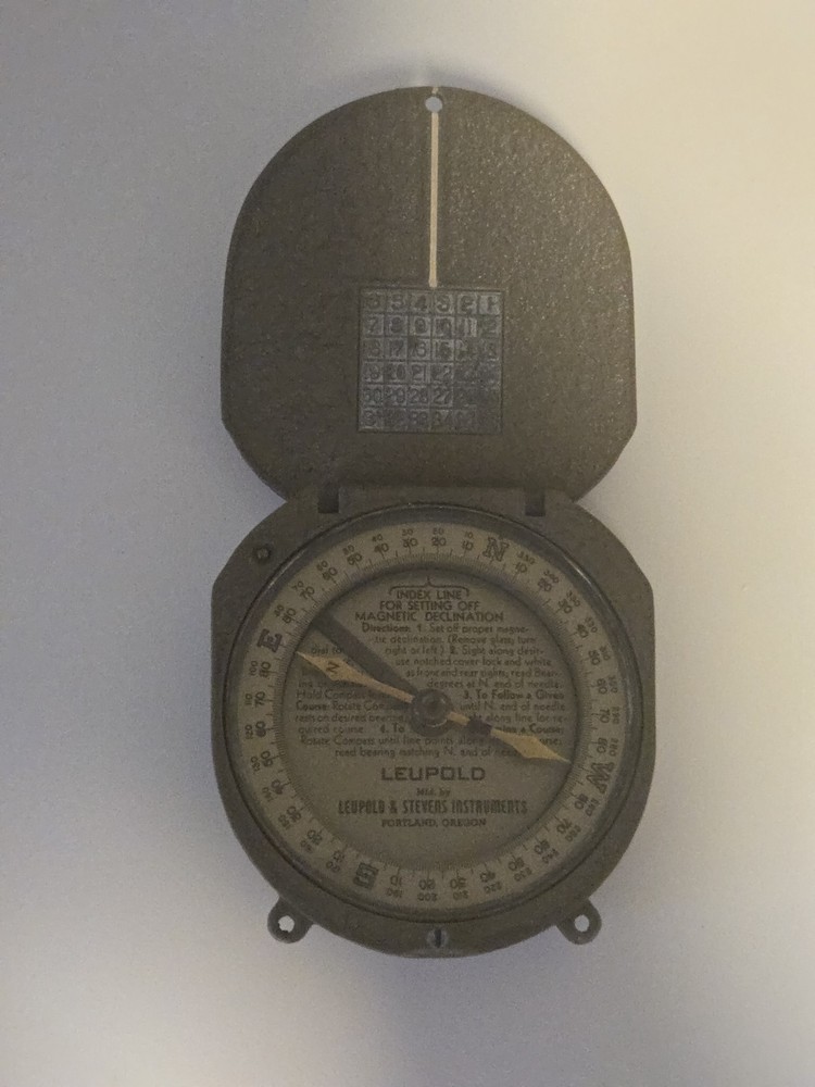 Compass Leupold Volpel Reverse Dial Cruiser-Forester-Surveyor- 1942