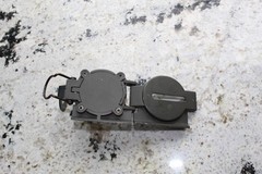 Vintage military compass folds up to compact travel size