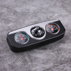 3 In 1 Car Truck Dash Mount Navigation Thermometer Hygrometer TESZ