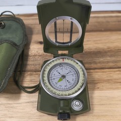 Military Style Waterproof Hiking Survival Compass – Boy Scout Outdoor Navigation