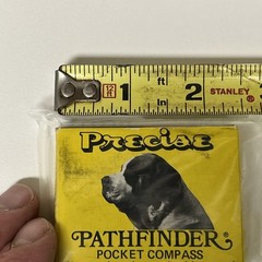 Vintage Precise Pathfinder Pocket Compass w Box Made in Japan Model 23206