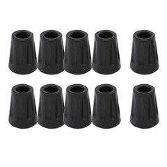 10pcs Outdoor Camp Hikes Protectors Caps Tip Rubber Trekking Poles Rubber Pad