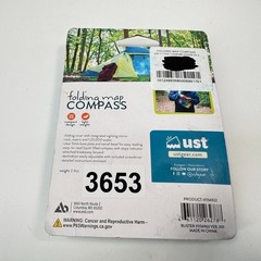 UST Folding Map Compass for Outdoor Navigation Compact NEW