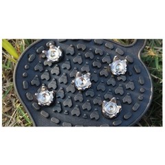 Lightweight 5Tooth Ice Cleats for Secure Walking on Icy and Snowy Surfaces