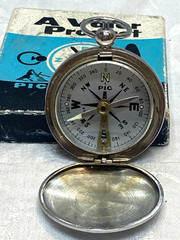 Vintage Silva Huntsman Compass & Sun Watch -Original Plastic Case & Instructions