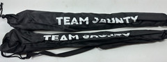 2-Team Jaunty Trekking Hiking Poles Lightweight Aluminum Alloy 135Cm Collapsable