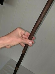 Antique Vtg 36 1/2″ Bentwood Hard Wood Cane Walking Stick