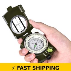 FAROPS Military Lensatic Sighting Compass – Army Green