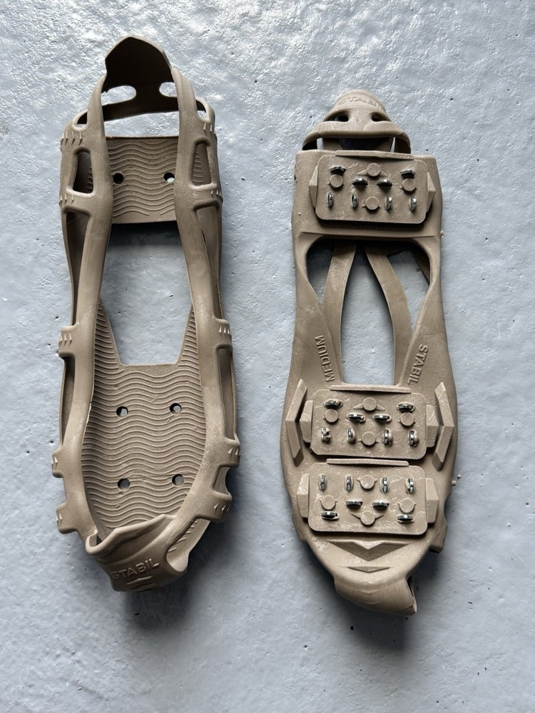 Stabil Ice Cleats Walking Size M (40-43.5) Walk Military Army Coyote J10