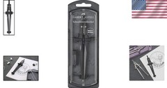Twistable Black Stone Compass with Spare Parts – Quick-Set Precision for Ages 8+