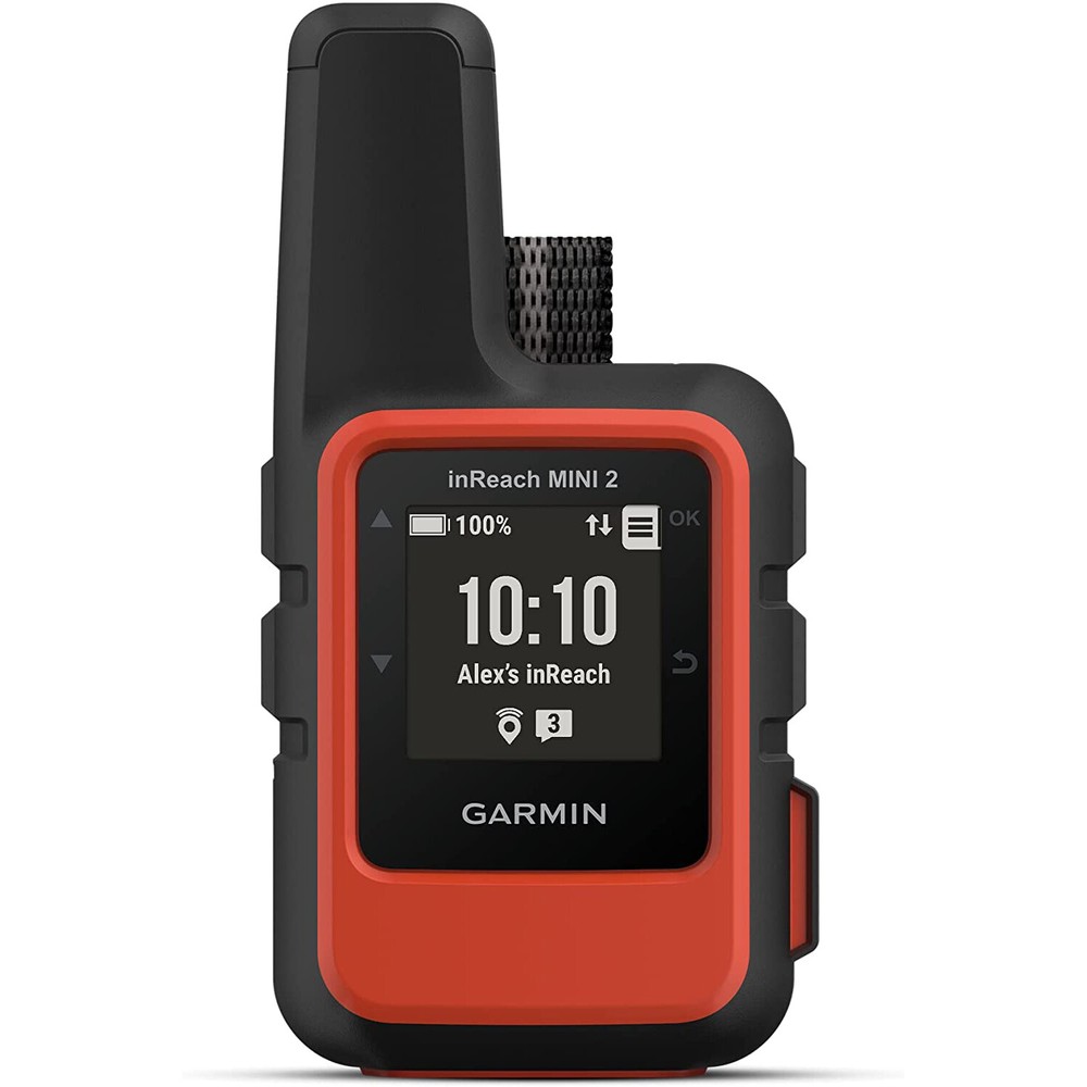 Garmin inReach Mini 2 Portable Satellite Communicator/GPS Navigator – Flame Red