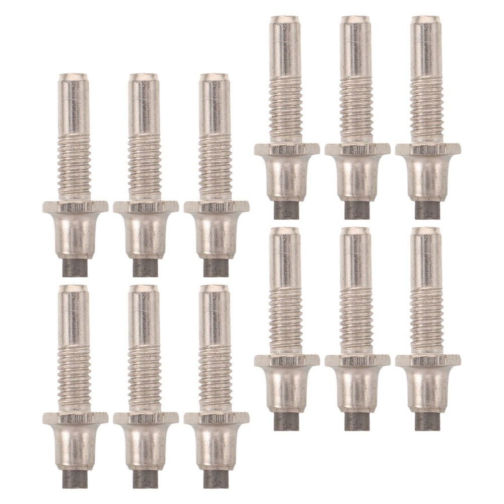 12 Pcs Threaded Trekking Pole Tips Poles Spike Hiking Cane Stick Parts