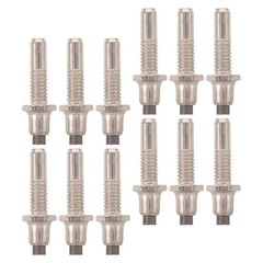 12 Pcs Threaded Trekking Pole Tips Poles Spike Hiking Cane Stick Parts