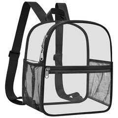 Clear Backpack Stadium Approved 12X11x6, Waterproof Clear Bag Stadium