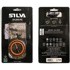 Silva Explorer Pro Compass Waterproof Tunable Housing Scale Lanyard Night 4 hrs