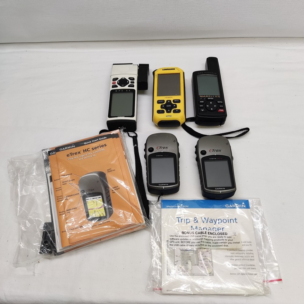 JOB LOT 5 GARMIN GPS45 ETREX VISTA HCX LOWRANCE ENDURA MAGELLAN SPARE & REPAIR