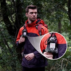 AOFAR Military Compass AF-M2-B Geological Multifunctional- Lensatic, Fluorescent
