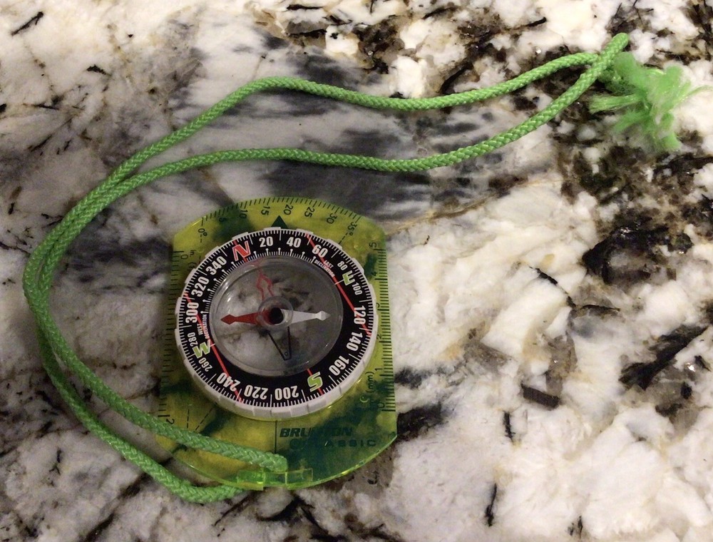 BRUNTON Classic Compass Optic Green Baseplate Map Compass