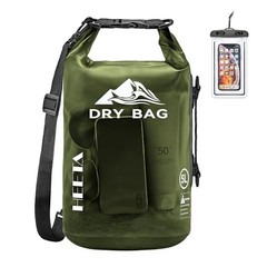 Green Waterproof Dry Bag – 5L/10L/20L/30L/Roll Top 40L – Pitch Green