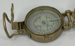 Vintage Lensatic Compass Liquid Filled EDGE, Made in Japan In Original Box