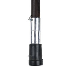 Outdoor Walking Stick with Leather Seat Hunting Stick Chair Camping Fish Stool