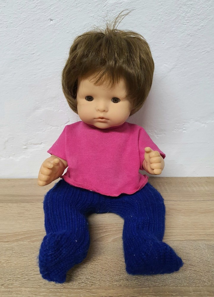 Play doll vinyl doll Götz 40 cm drinking and wet function collector Vintage