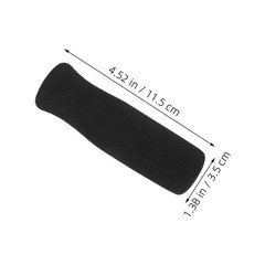 8Pcs Lightweight Foam Walker Hand Grips Cushions Easy Install Black Replacement