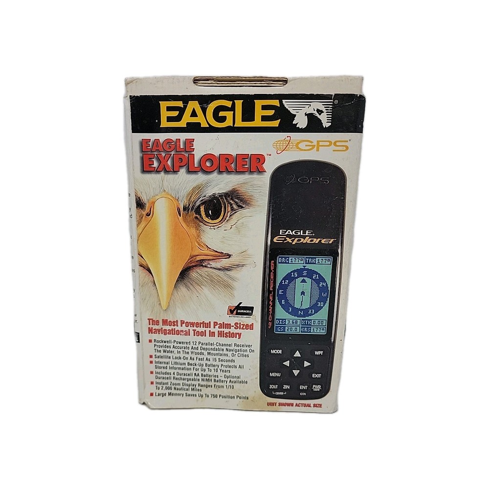 Eagle Explorer GPS 12 Channel w/ User Manual Part #000-0094-371