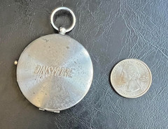 Vintage Dinsmore Instrument Co Safety Pin Compass Pocket Watch Style Japan