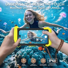 Mangix Underwater Touch Screen Compatiable Phone Case,Universal Snorkeling Di…