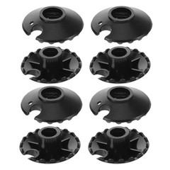 25 PCS Round Hiking Walking Stick Replacement Snow and Mud Basket Attachment