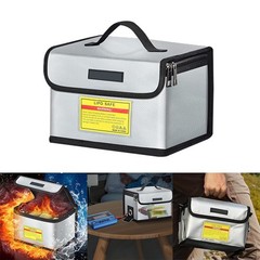 Protective Fireproof Explosionproof Battery Storage Bag Large Capacity Design